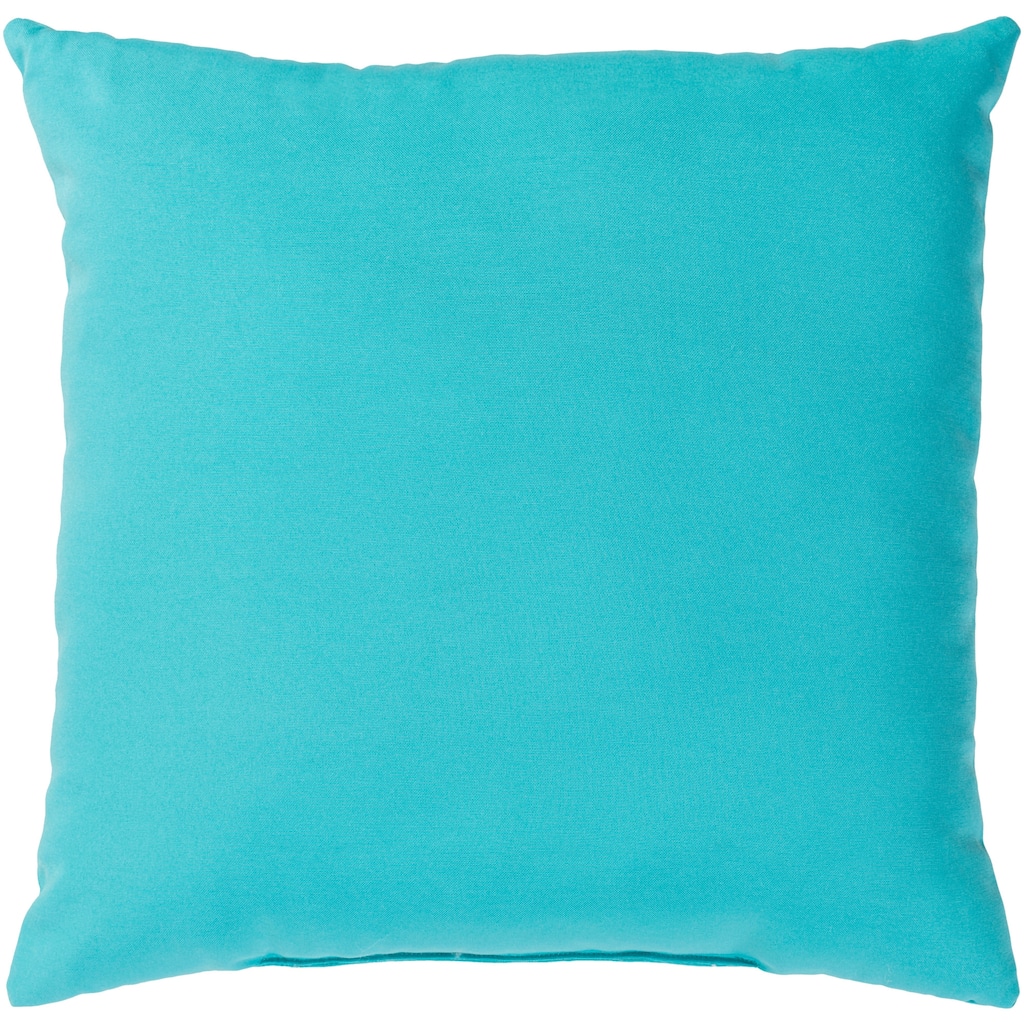Miguel Aqua Solid Indoor/ Outdoor Throw Pillow (20" x 20")