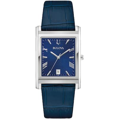 Bulova Men's Classic Blue Dial Watch - 96B442 - 6 (36)