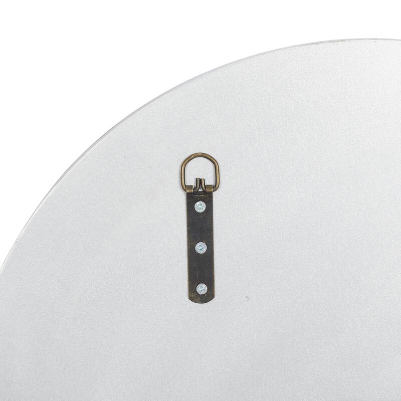 White MDF Glam Wall Clock No Theme 20 x 20 x 2