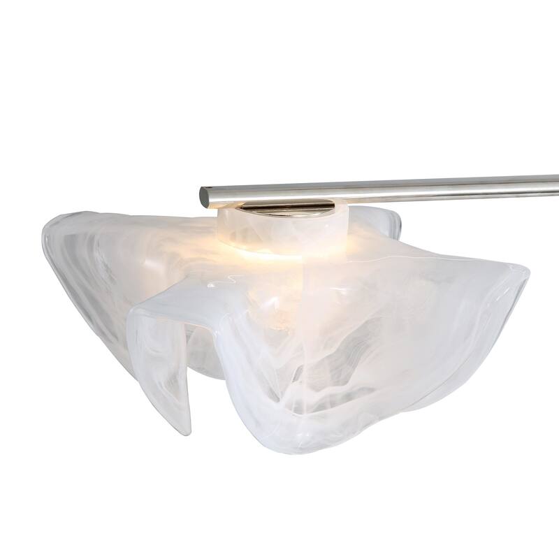 Golden Lighting 9608-LP Glacier 14" Wide Linear Pendant