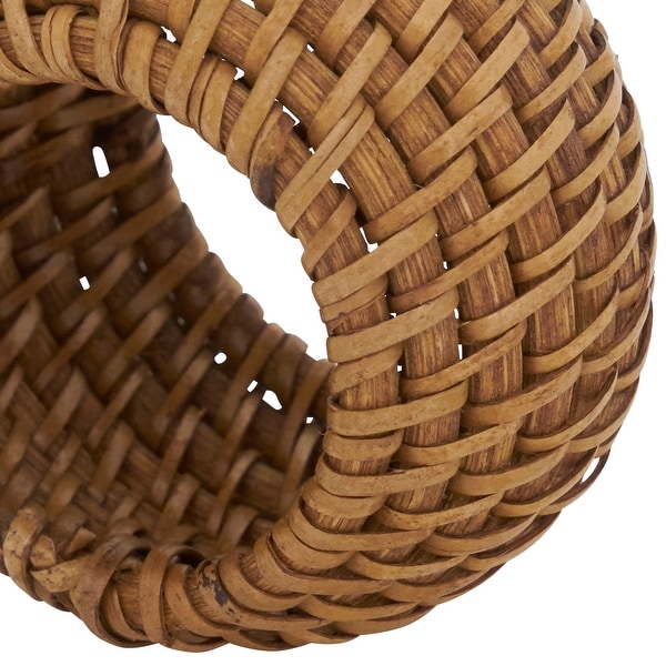 Wicker napkin rings sale