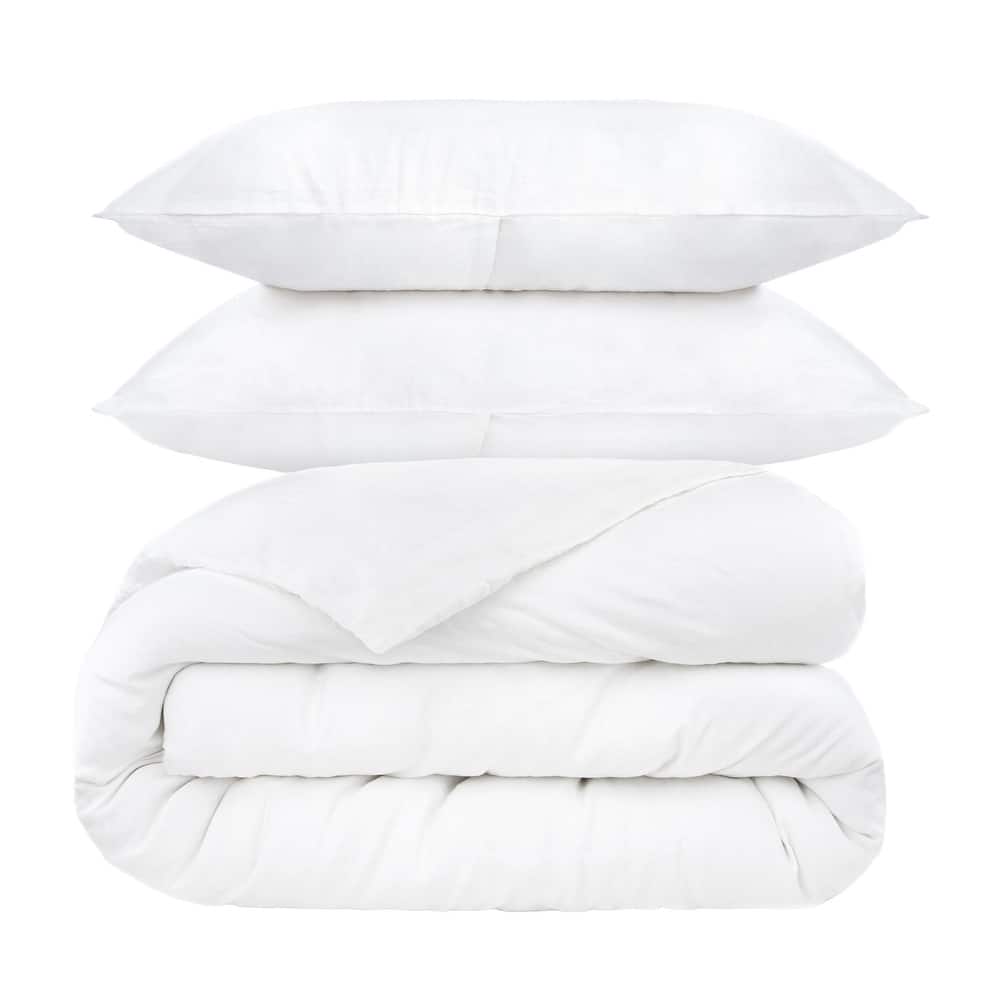 100% French Linen Duvet Cover & Sham Set by BOKSER HOME