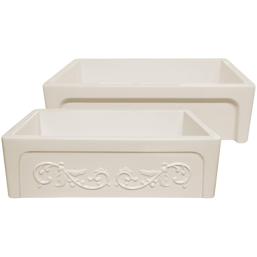 Whitehaus Glencove 33" Farmhouse Single Basin Fireclay Kitchen Sink