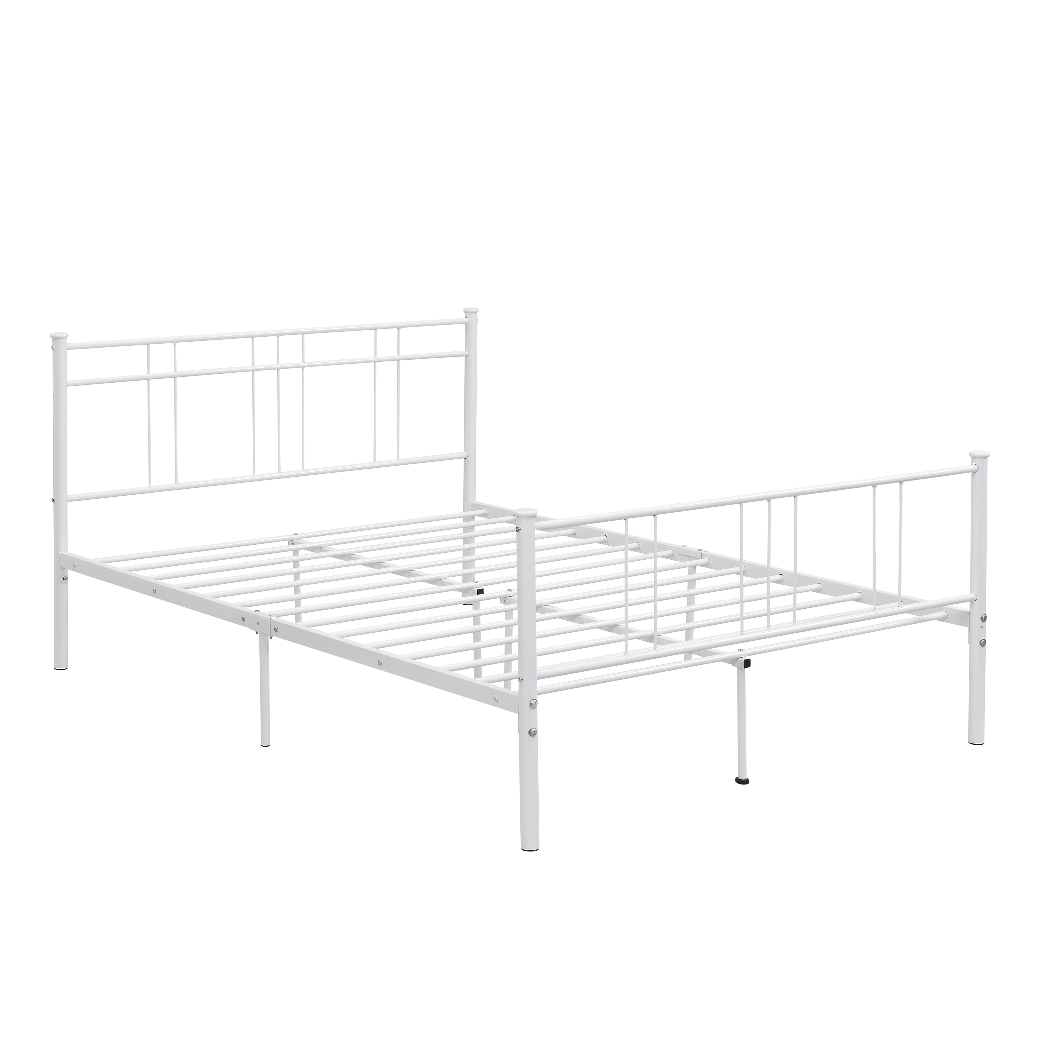 metal double cot