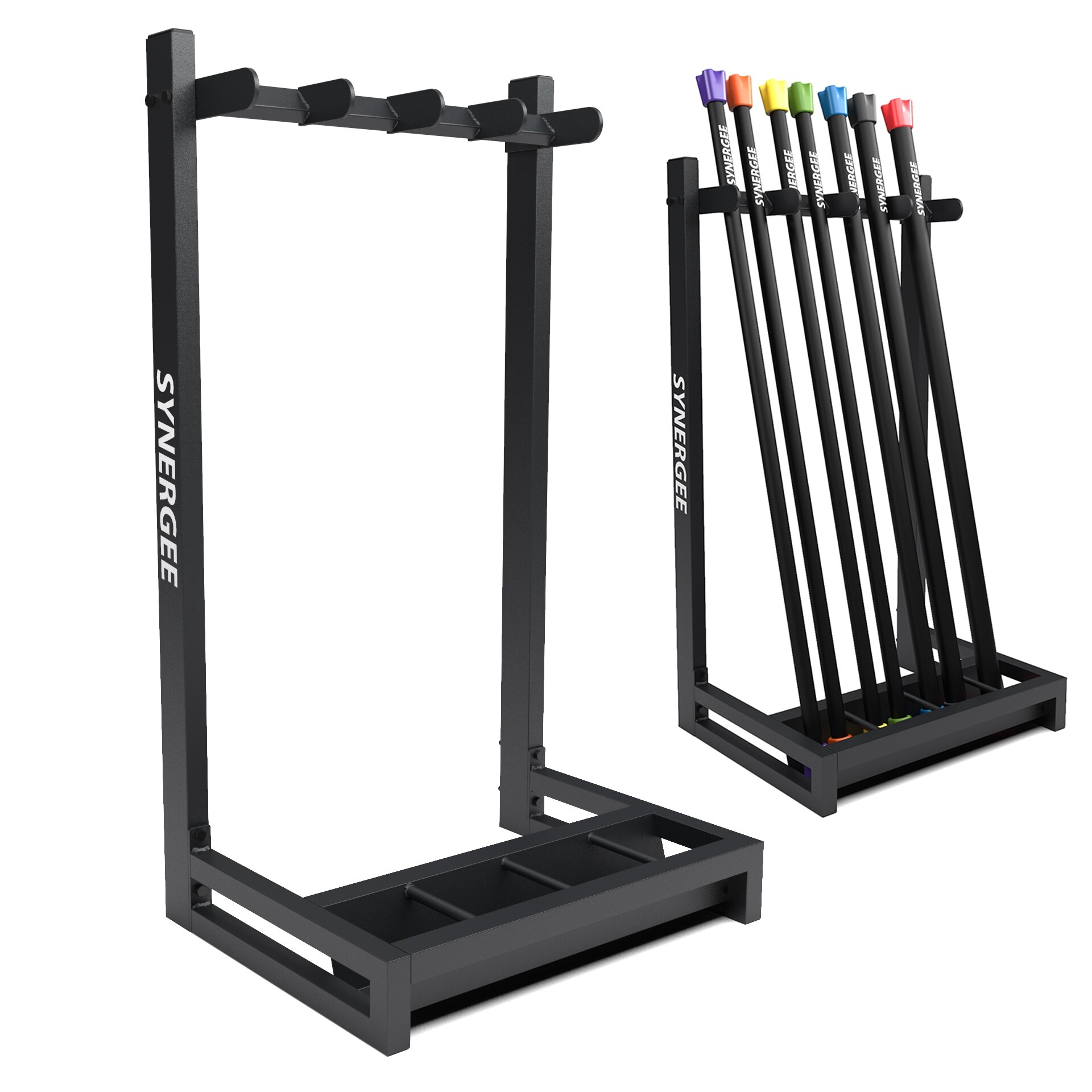 Synergee Weight Bar Rack Weighted Workout Bar Holder Storage Holds Bars for Full Body Workout Fitness Accessory Bed Bath Beyond 30326410