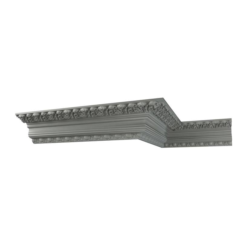 5 1/2"H x 6"P x 8 1/8"F x 96"L Leia Crown Moulding - 1-Pack