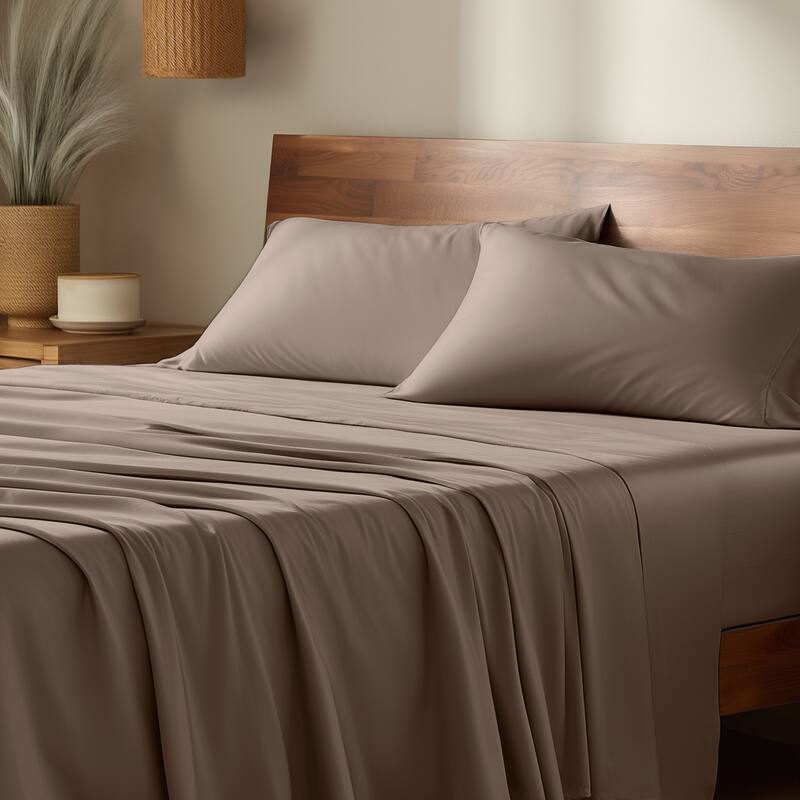 Bare Home Rayon from Bamboo Sheet Set - Deep Pocket - Breathable