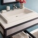 preview thumbnail 3 of 7, 36" NativeStone Concrete Vanity Top - Trough 3019 Sink Cutout (Top Only)