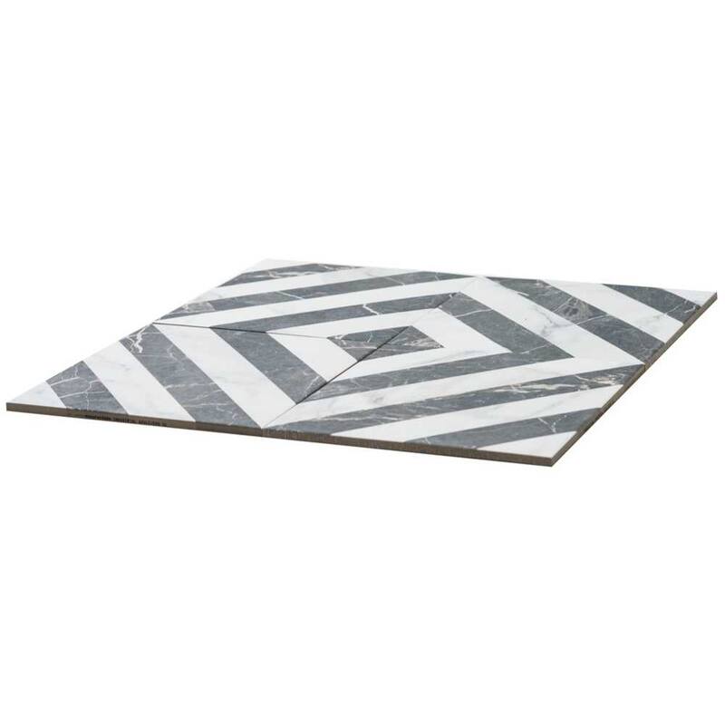 Palace 8x8 Matte Wood Look Porcelain Encaustic Tile - Floor, Wall & Backsplash