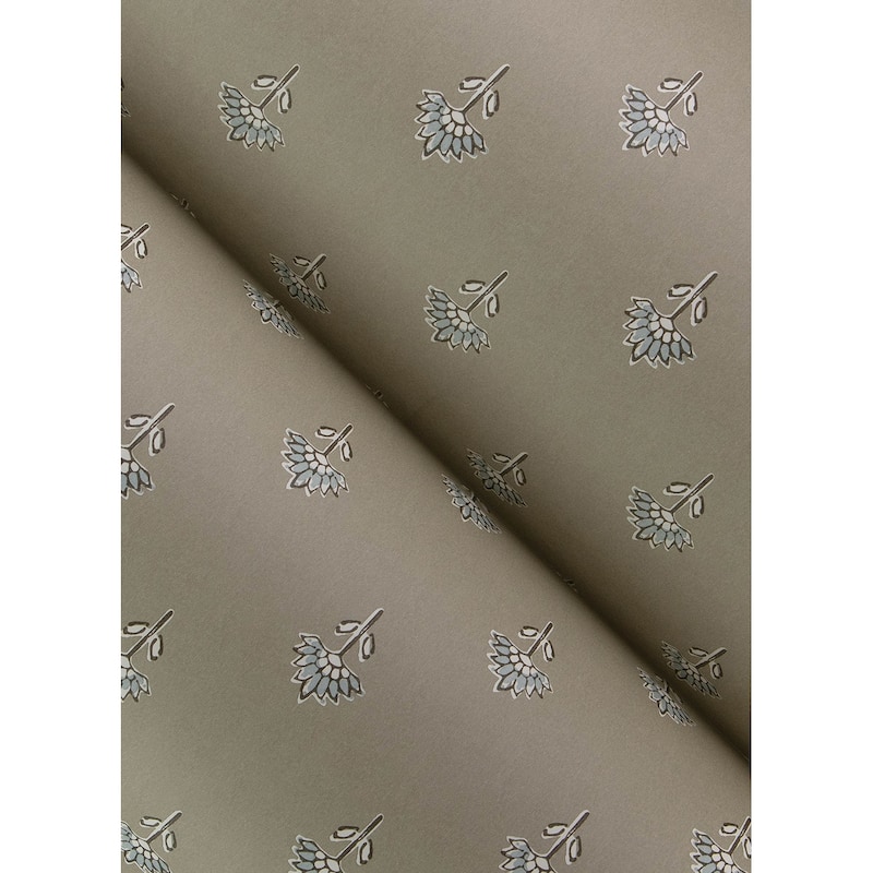 Chesapeake Surdiva Stone Floral Fan Wallpaper