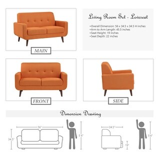 Orson 2-Piece Living Room Set