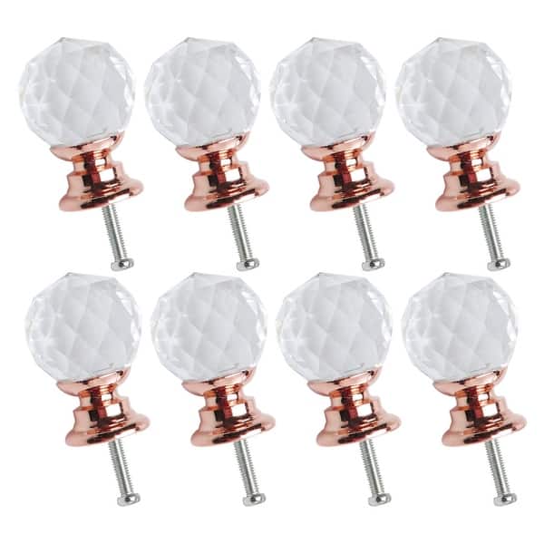 rose gold knobs for dresser Rose Quartz Classic Dresser Cabinet Handle Knobs main image 0