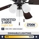 preview thumbnail 6 of 13, 44" Prominence Home Miller Park Indoor Ceiling Fan, Espresso Bronze - 44