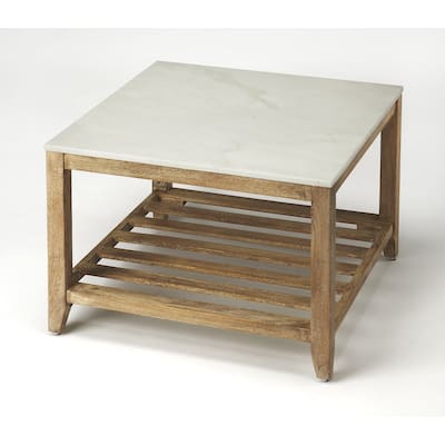 Handmade Brayden Marble Bunching Coffee Table (India)