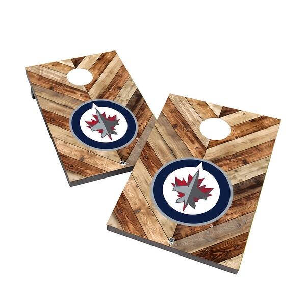 slide 2 of 5, Winnipeg Jets 2x4 NHL Cornhole Bag Toss Include Carry Case