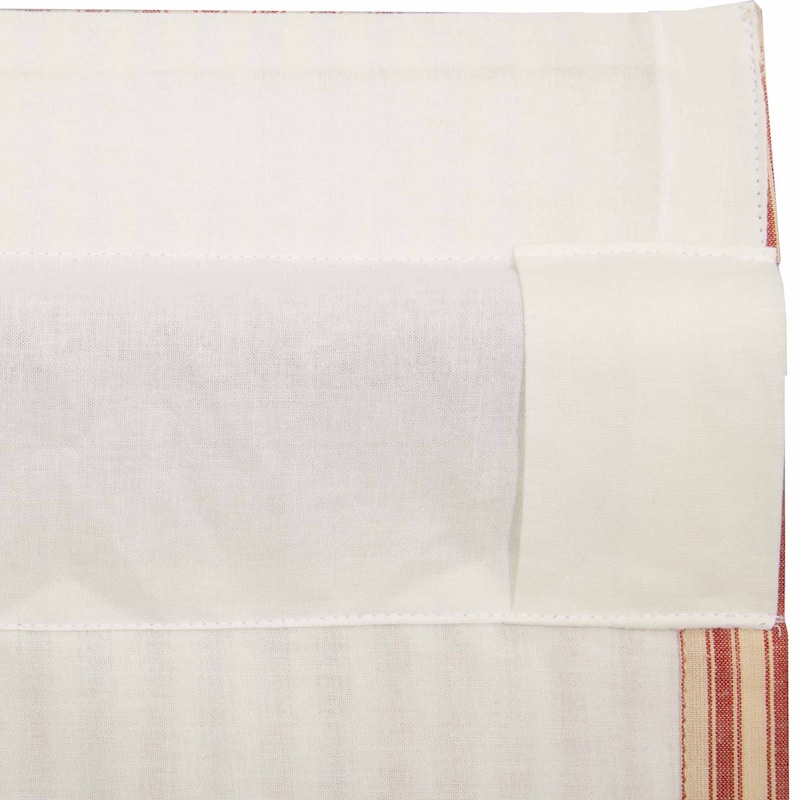 Sawyer Mill Ticking Stripe Prairie Panel Set 84x36 - Prairie Panel 84x36