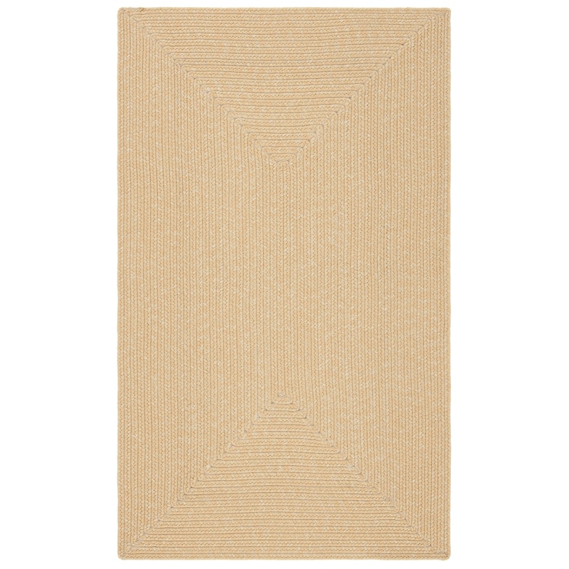 SAFAVIEH Handmade Braided Country Casual Lavada Rug - 3' x 5' - Beige/Tan - Rectangle