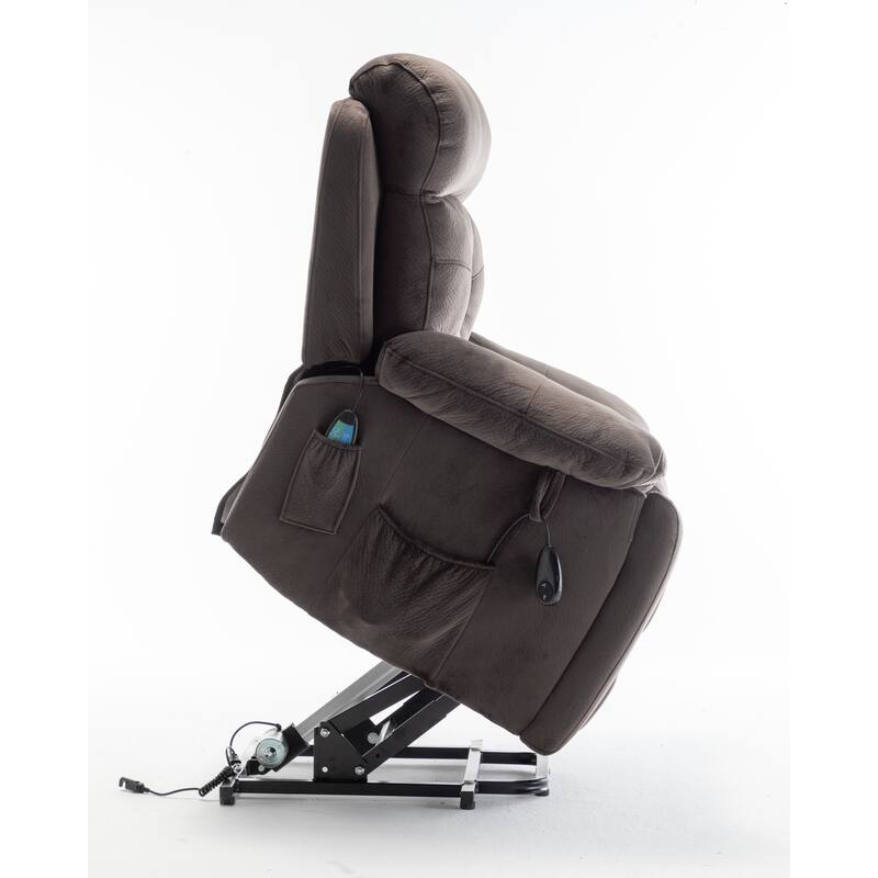 Oversize OKIN Motor Lift Massage Chair for Elderly with Hidden Cup Holder