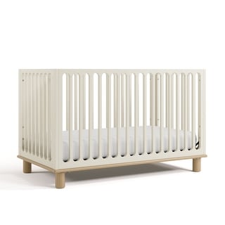 Storkcraft Sicily Deluxe 3-in-1 Convertible Crib with Bonus Toddler Guardrail