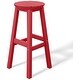 preview thumbnail 40 of 97, Laguna Hdpe All Weather Outdoor Patio 29" Round Bar Stool