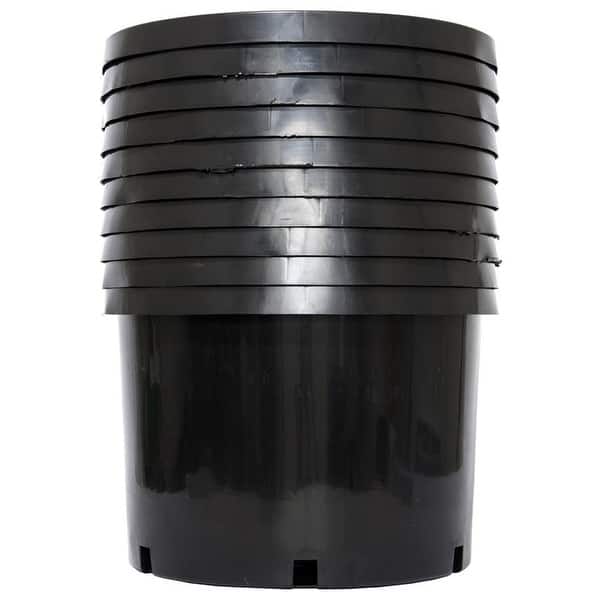 Pro Cal 10 Gallon Premium Nursery Black Plastic Planter Garden Grow Pots, 5  Pack - 9 - Bed Bath & Beyond - 35483480