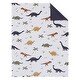 preview thumbnail 2 of 2, Little Love by NoJo Dino Baby Blanket