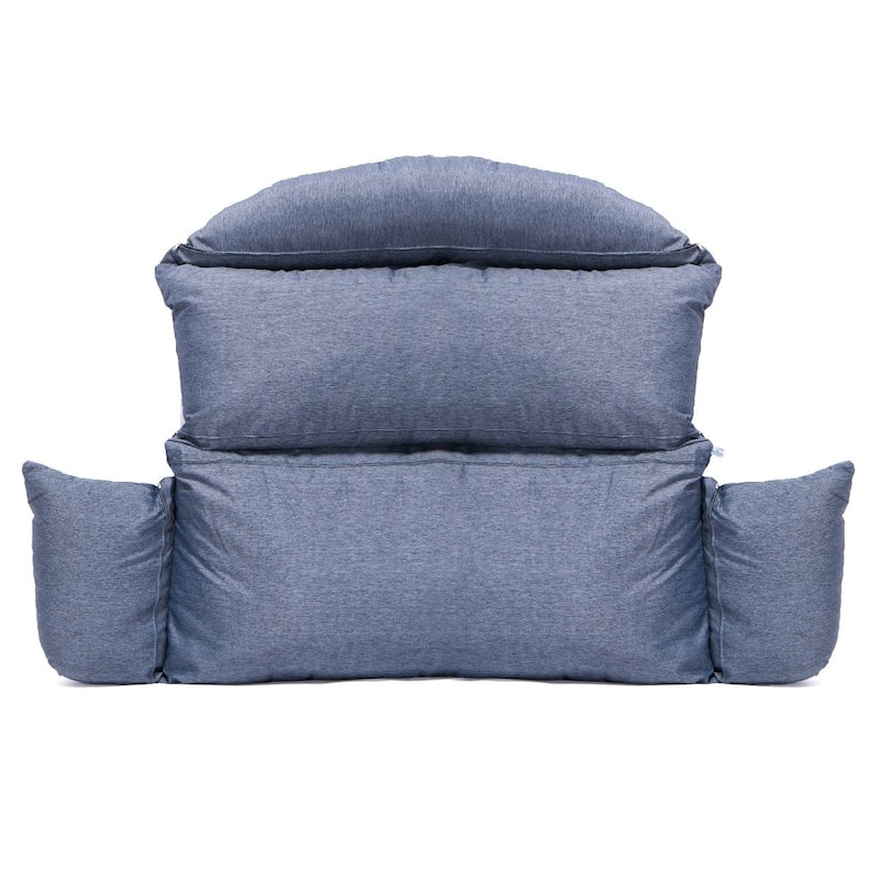 2-Person Hanging Egg Chair Cushion - Durable, Soft Outdoor Swing Seat Replacement - All Colors