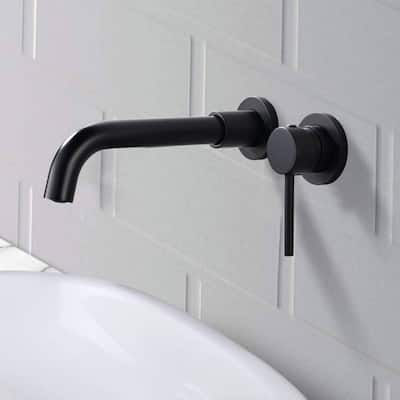Vanityfair Wall Mount Single Handle Bathroom Sink Faucet