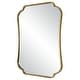 preview thumbnail 6 of 6, Uttermost Athena Brushed Brass Mirror - 24"W x 32"H x 1"D