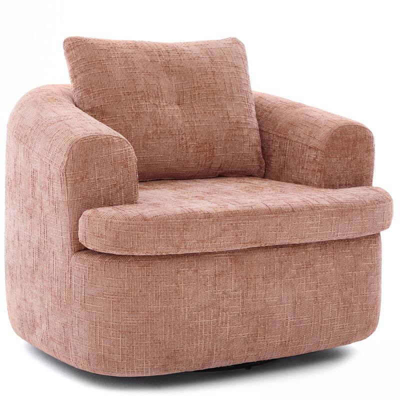 360° Swivel Sofa Chair Accent Barrel Chair for Living Room