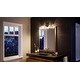 preview thumbnail 2 of 6, Luxury Crystal Globe LED Bathroom Vanity Light - 8" H, 23" W, 5.5" Dep