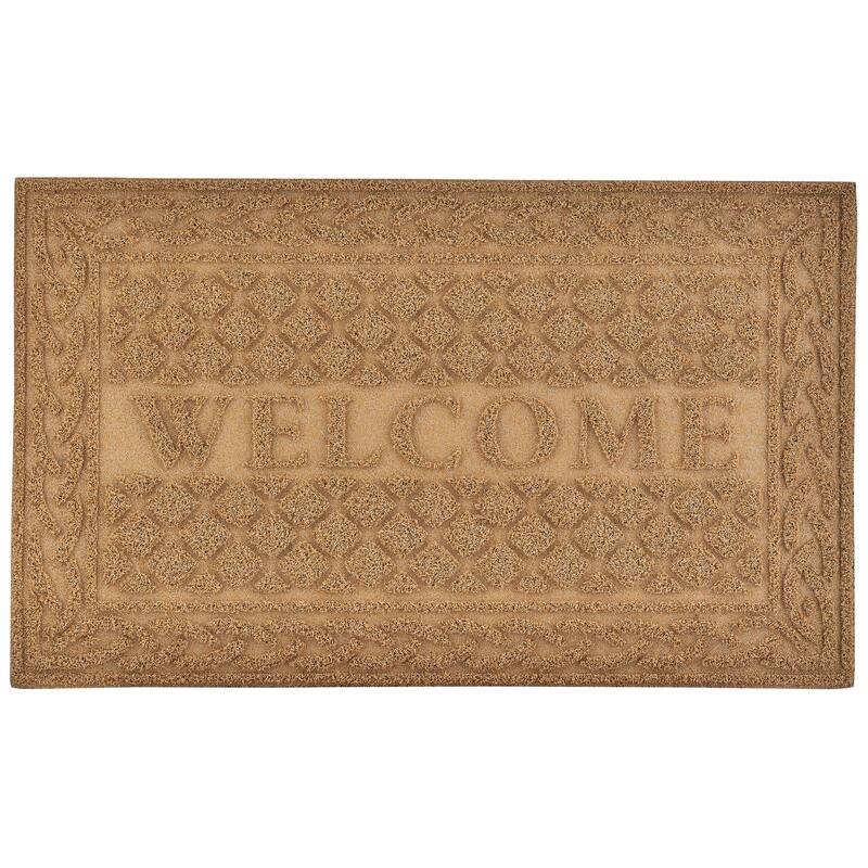 Superio Non-Slip Welcome Doormat for Entry, 18" x 30", Waterproof, Mat