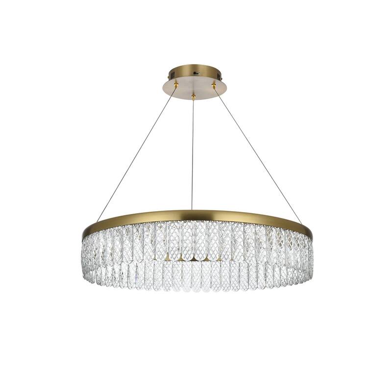Indigo Home 24 inch Adjustable LED chandelier