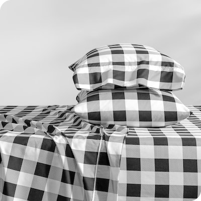 Bare Home Double Brushed Deep Pocket Printed Sheet Set