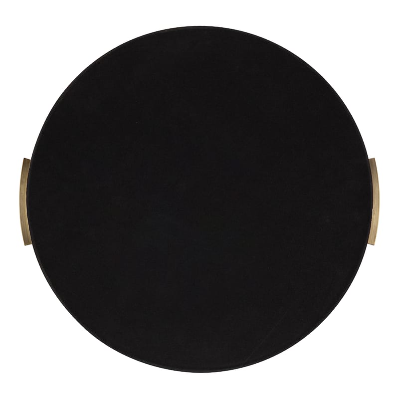 Kate and Laurel Samana Round Metal Tray