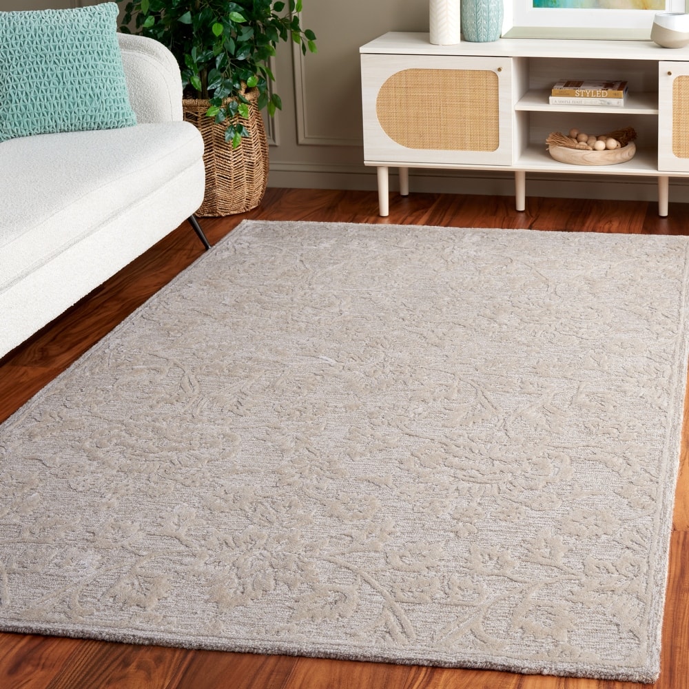 SAFAVIEH Handmade Glamour Fulden Wool/ Viscose Rug
