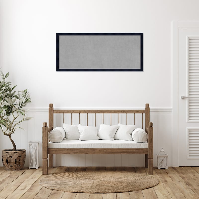 Amanti Art Madison Black Framed Magnetic Board