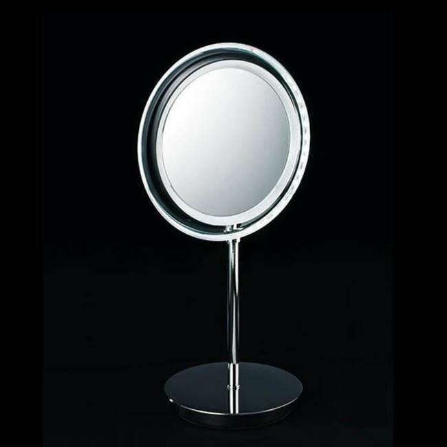 WS Bath Collections Spiegel Battery Powered Circular Magnifying