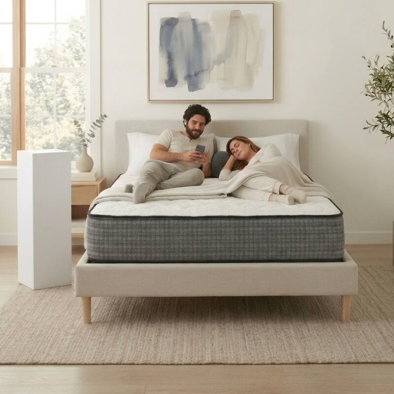Majestic 12-Inch Medium Gel Memory Foam Hybrid Mattress in a Box