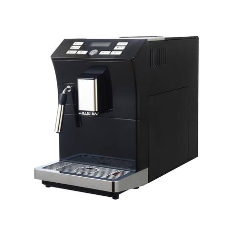Double Water Pump Fully Automatic Espresso Machine, Black