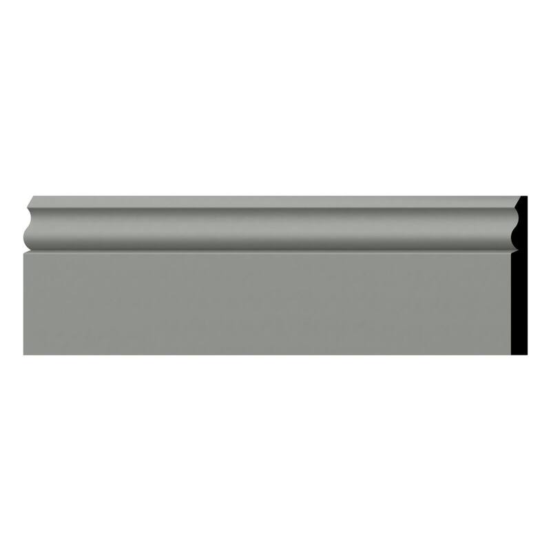 4 3/4"H x 3/8"P x 94 1/2"L Brittany Baseboard Moulding - 1-Pack