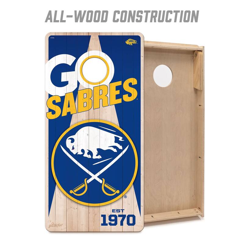 Buffalo Sabres NHL 2x4 Cornhole Board Set