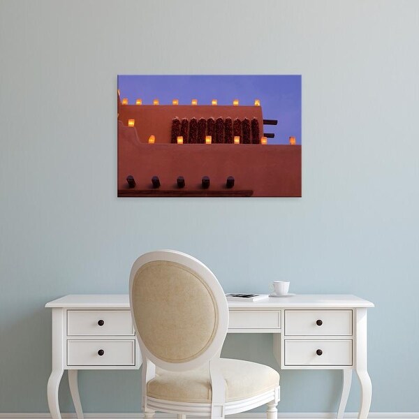 Easy Art Prints Julien McRoberts's 'Adobe Structures Lit Up' Premium Canvas Art