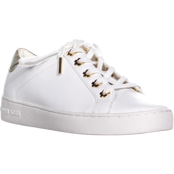 michael kors white and gold shoes