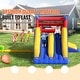 preview thumbnail 5 of 10, Inflatable Outdoor Trampoline Jumping Bouncer Playhouse with Blower and Slide Ideal for Kids - 183.1” x 102.4” x 92.5”