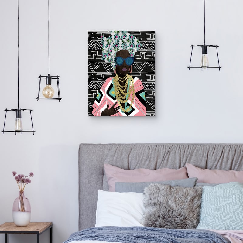 Fly Queen Geo by Nikki Chu Canvas Art Print
