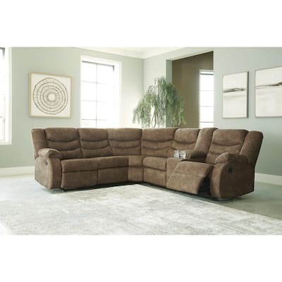 Signature Design by Ashley Partymate 2-Piece Reclining Sectional - 113"W x 99"D x 40"H