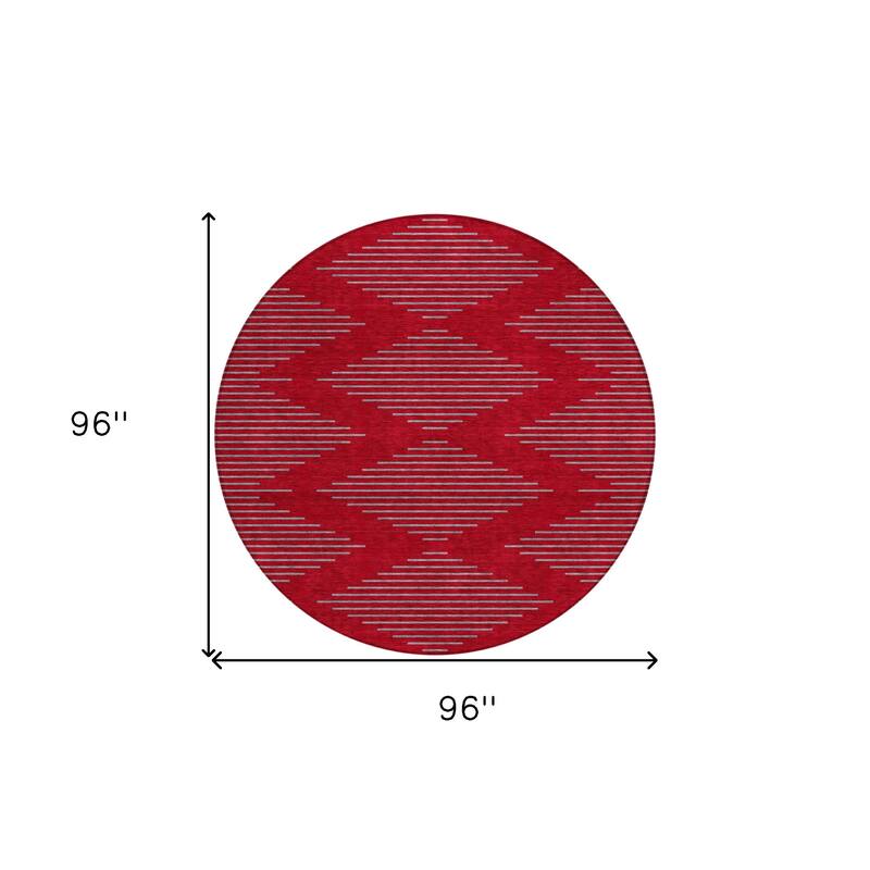 HomeRoots Geometric Transitional Rectangle Outdoor Rug