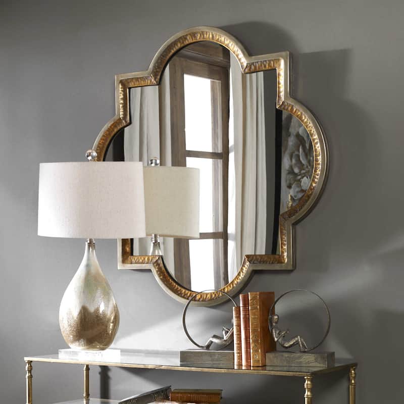 Uttermost Lourosa Quatrefoil Wall Mirror