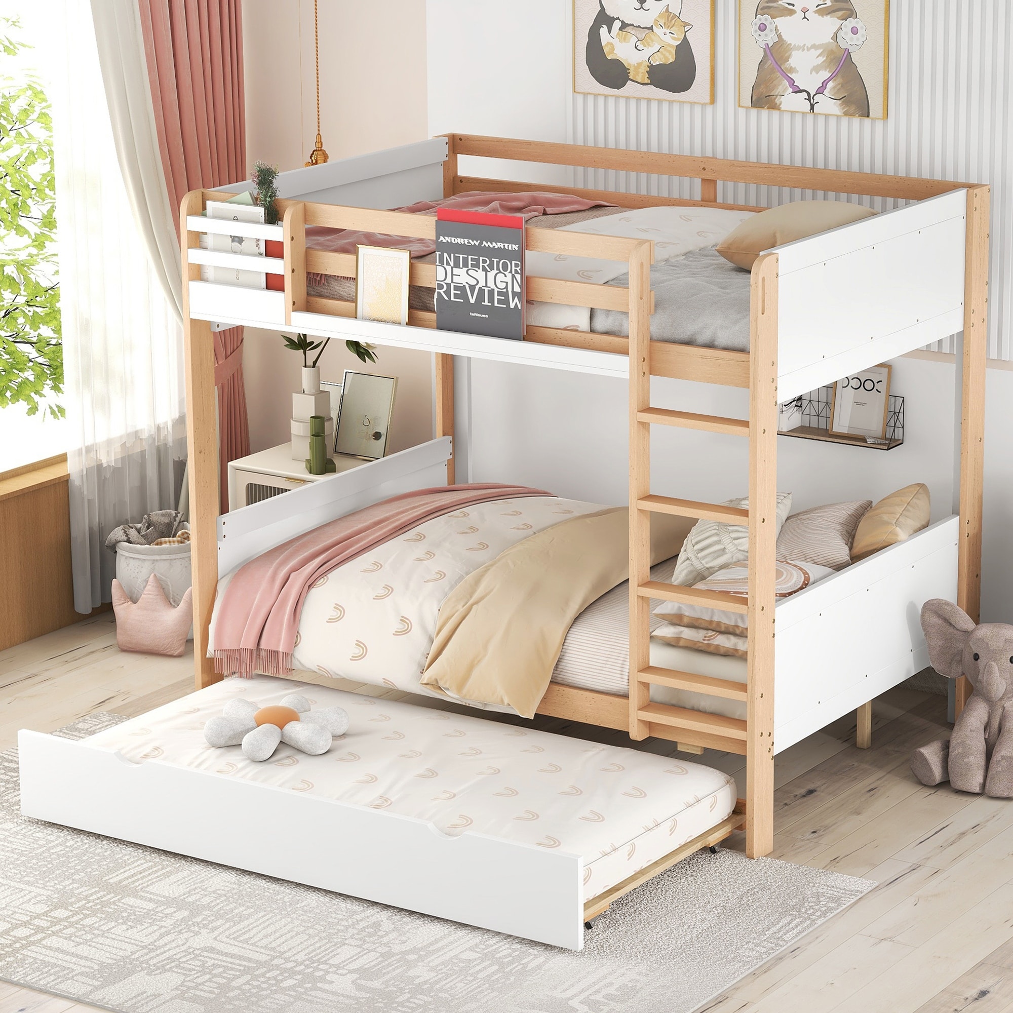 Full over full shop low bunk bed